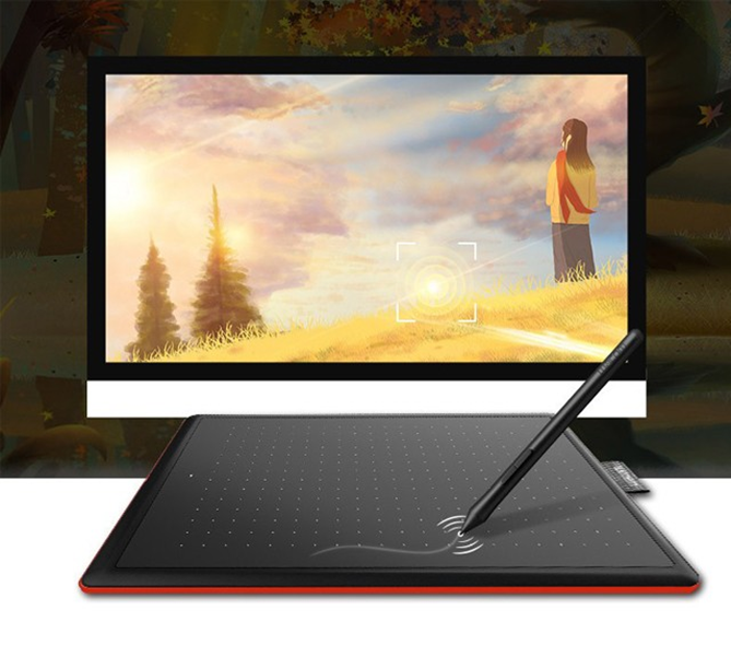 一个普通的数位板，是wacomCTL672数位板